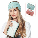 Knitted Fleece-Lined Headbands