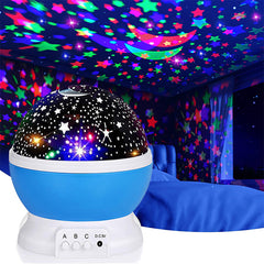 Galaxy Star Projector Rotating LED Night Light