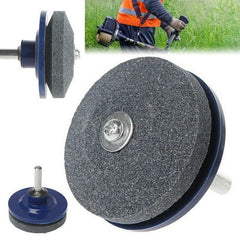 Lawn Mower Blade Sharpener Balancer Grinder Wheel Stone Tool