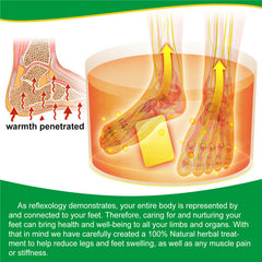 Ginger Foot Soak Leg Slimming Foot Bath Foot Reflexology Spa Relax Massage (12PCS)