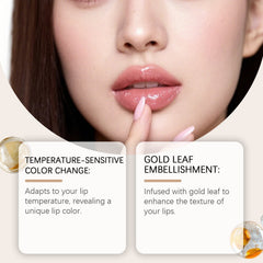 Gold Foil PH Lip Balm Color Changing Lipstick Moisturizing Jelly Lip Stick