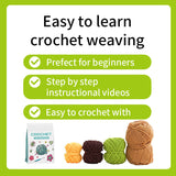 4-Pattern Crochet Plants Starter Kit Beginner-Friendly Set - Succulents Love