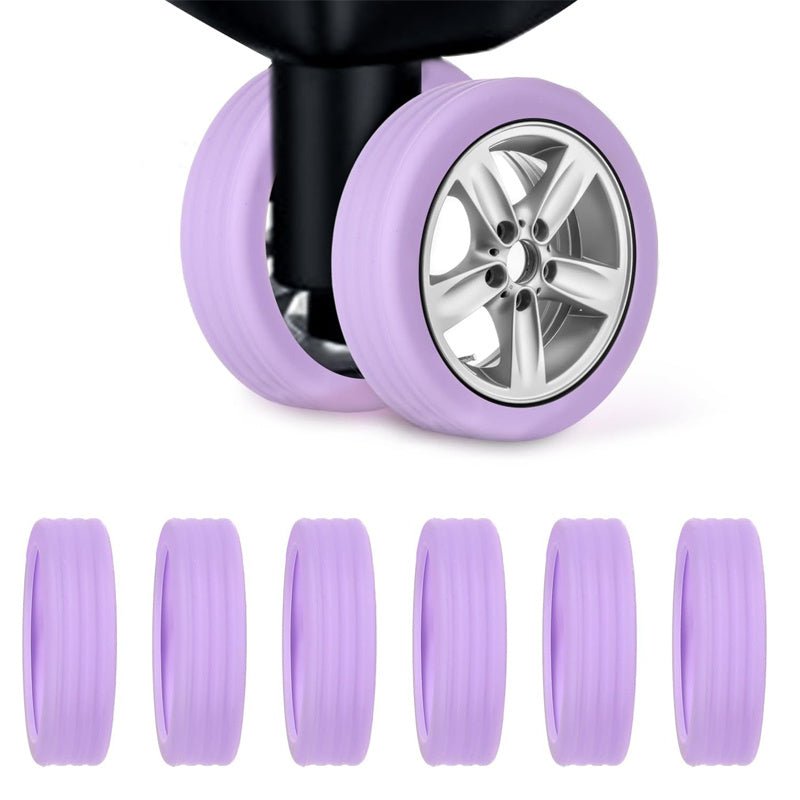8Pcs Luggage Suitcase Wheels Protective Cover