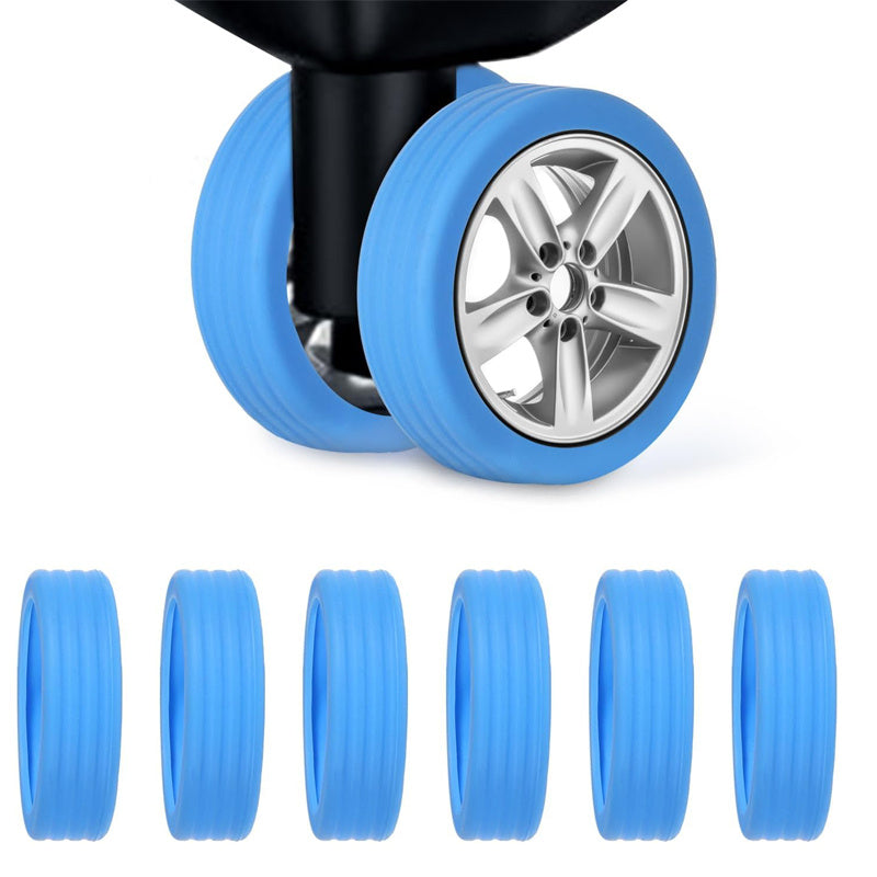 8Pcs Luggage Suitcase Wheels Protective Cover