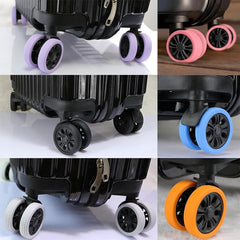 8Pcs Luggage Suitcase Wheels Protective Cover