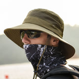 Fisherman Breathable Sun Hat for Men Women Hiking Fishing Beach Travel Outdoor