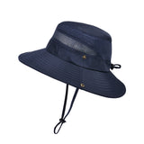 Fisherman Breathable Sun Hat for Men Women Hiking Fishing Beach Travel Outdoor