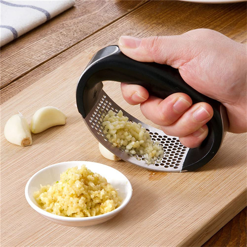 Household Manual Garlic Press Stainless Steel Ginger Kitchen Tool