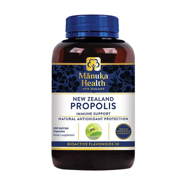 Manuka Health Bio30 Premium New Zealand Propolis 300 Capsules