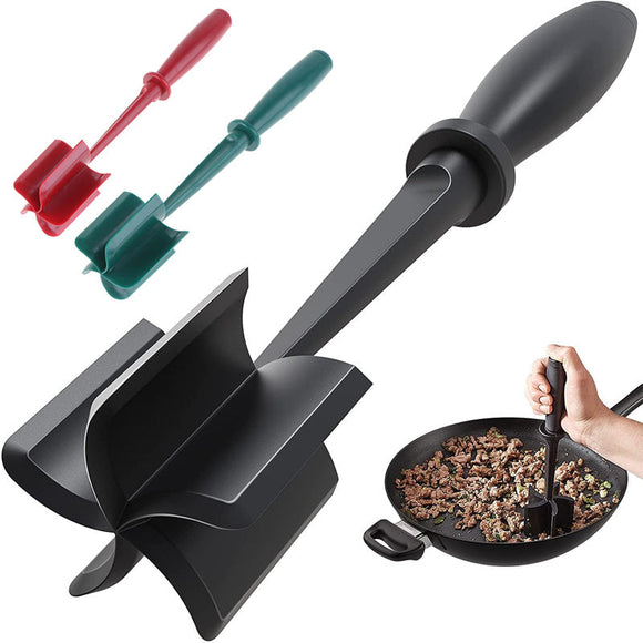 Non Stick Mix Meat Chopper Masher Smasher for Ground Beef