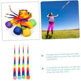 2Pcs Meteor Planet Sandbag Sensory Training Hand Throwing Ribbon Rainbow Ball