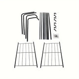 Multifunctional Clothes and Shoe Rack Clothes Coat Rail Garment Dress Hanging Rack