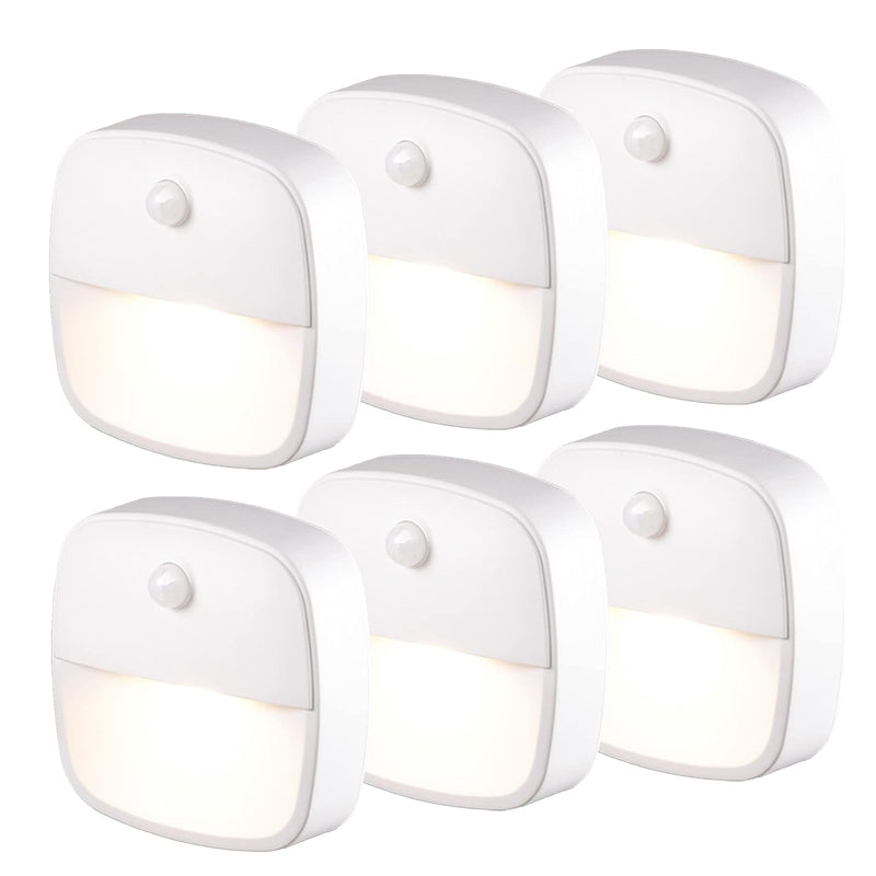 Cordless Battery-Powered LED Motion Sensor Night Wall Closet Lights