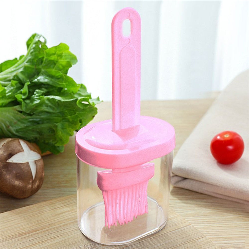 Resistant Pancake Brush Barbecue Oil Brush Oil Brush With Bottle Oil Dispenser