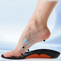 Arch Support Sports Insoles Shock Absorbing Breathable Cushioning Shoe Inserts for Men Women