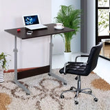 Adjustable Height PC Computer Rolling Desk Laptop Stand Portable Standing Desk