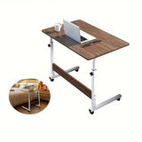 Adjustable Height PC Computer Rolling Desk Laptop Stand Portable Standing Desk