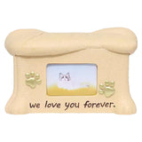 Pet Cremation Urns Resin Ashes Keepsake for Dog Cat with Photo Frame