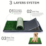 Large Dog Toilet Training Grass Mat Pad 70x47cm Pet Potty Indoor Outdoor