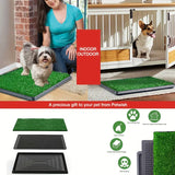 Large Dog Toilet Training Grass Mat Pad 70x47cm Pet Potty Indoor Outdoor