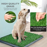 Large Dog Toilet Training Grass Mat Pad 70x47cm Pet Potty Indoor Outdoor