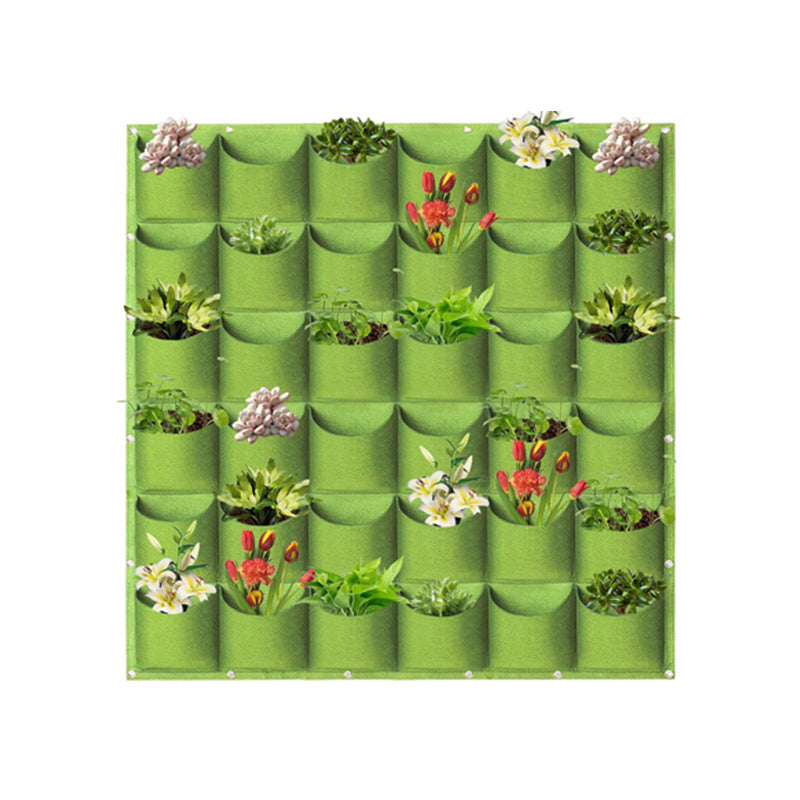 18/25/36/49/64/72 Pockets Hanging Planter Vertical Wall Mounted Planting Grow Bags