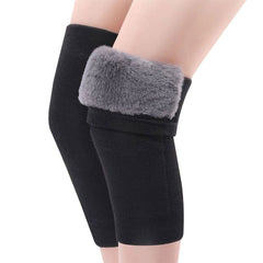 Plush Knee Brace Thick Protection Knee With Velvet Pads