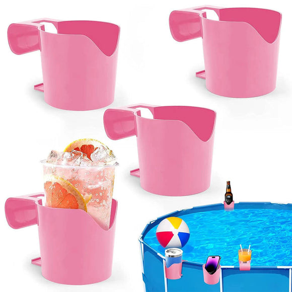 4 Pack Poolside Cup Drink Phone Holders