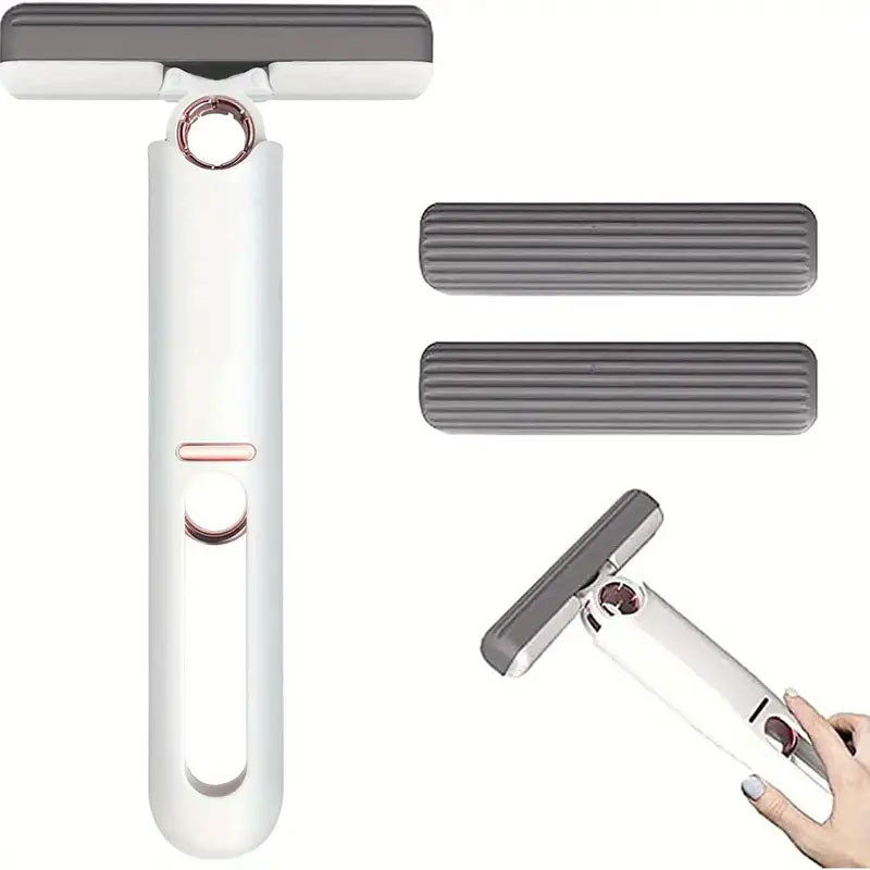 Portable Mini Sponge Mop Hands-Free Cleaning Tool