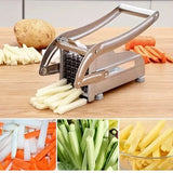 Potato Chipper Cutter French Fries Slicer Maker Meat Chopper Cutting Machine Kitchen Tool