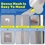 Screen Window Repair Tape 2M Self-Adhesive Durable Fiberglass Mesh Tape