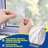 Screen Window Repair Tape 2M Self-Adhesive Durable Fiberglass Mesh Tape