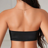 Seamless Wireless Front Buckle Strapless Bra