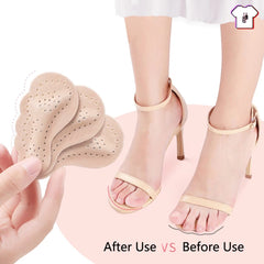Non-Slip Forefoot Insole Pad Shoe Inserts for Women Sandals