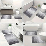 Luxury Soft Shaggy Bathroom Rug Non-Slip Absorbent Plush Bath Mat