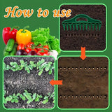 12 Holes Seed-in Soil Digger Planter Garden Seed Spacer With Adjustable Seed Dispenser