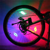 Bike Bicycle Cycling Spoke Wire Tire Tyre Wheel LED Bright Lamp 2Pcs