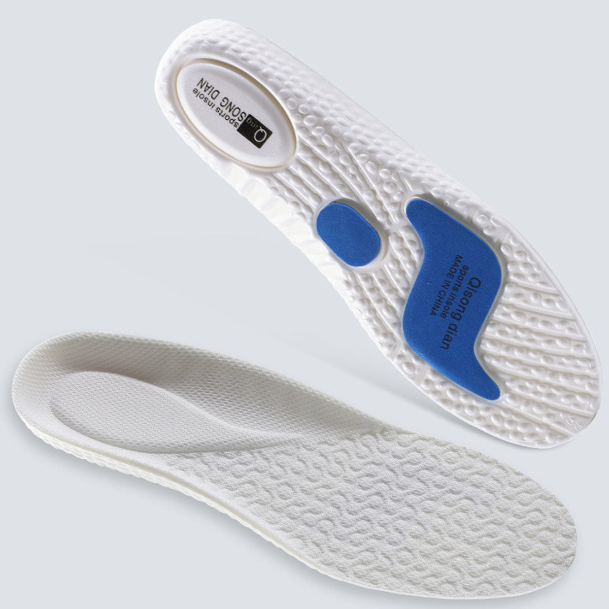 High Elasticity Sports Insoles Shock Absorbing Cushioning Shoe Inserts for Men Women
