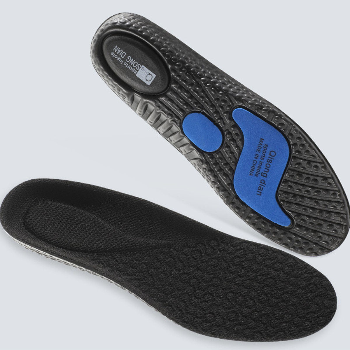 High Elasticity Sports Insoles Shock Absorbing Cushioning Shoe Inserts for Men Women