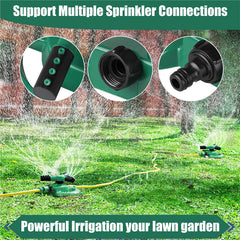 Automatic 360 Degree Rotating Garden Lawn Sprinkler Sprayer