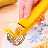 Stainless Steel Blade Banana Slicer