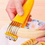 Stainless Steel Blade Banana Slicer