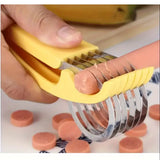 Stainless Steel Blade Banana Slicer