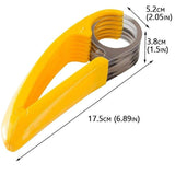 Stainless Steel Blade Banana Slicer