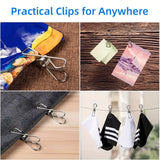 20pcs Stainless Steel Laundry Clothes Hanging Pins Megs Clips