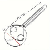 Stainless Steel Danish Dough Mixer Scraper