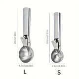 Stainless Steel Ice Cream Scoop With Trigger