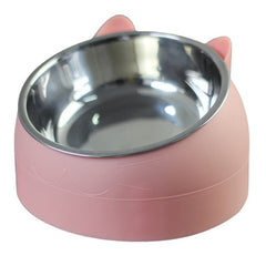 Stainless Steel Cat Dish Pet Supplies Dog Bowls Pet Supplies Slanted Food Bowl