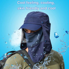 Sun Hat Safari Cap with Removable Face Neck Flap Cover