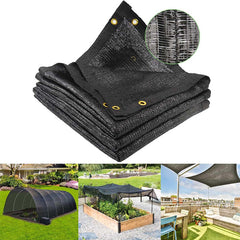 UV Resistant Shade Outdoor Sun Shade Black Net Cloth